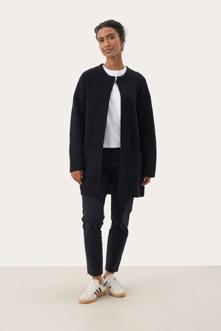 Part Two Gebreid vest 'Niya' in Blauw