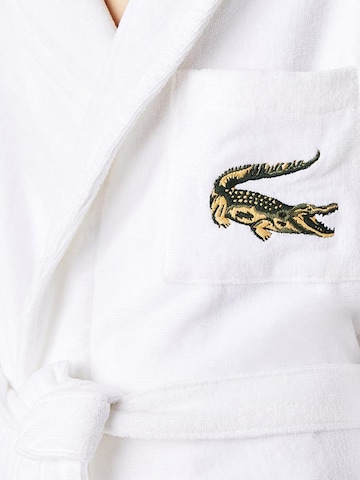 LACOSTE Long Bathrobe 'LRENE' in White