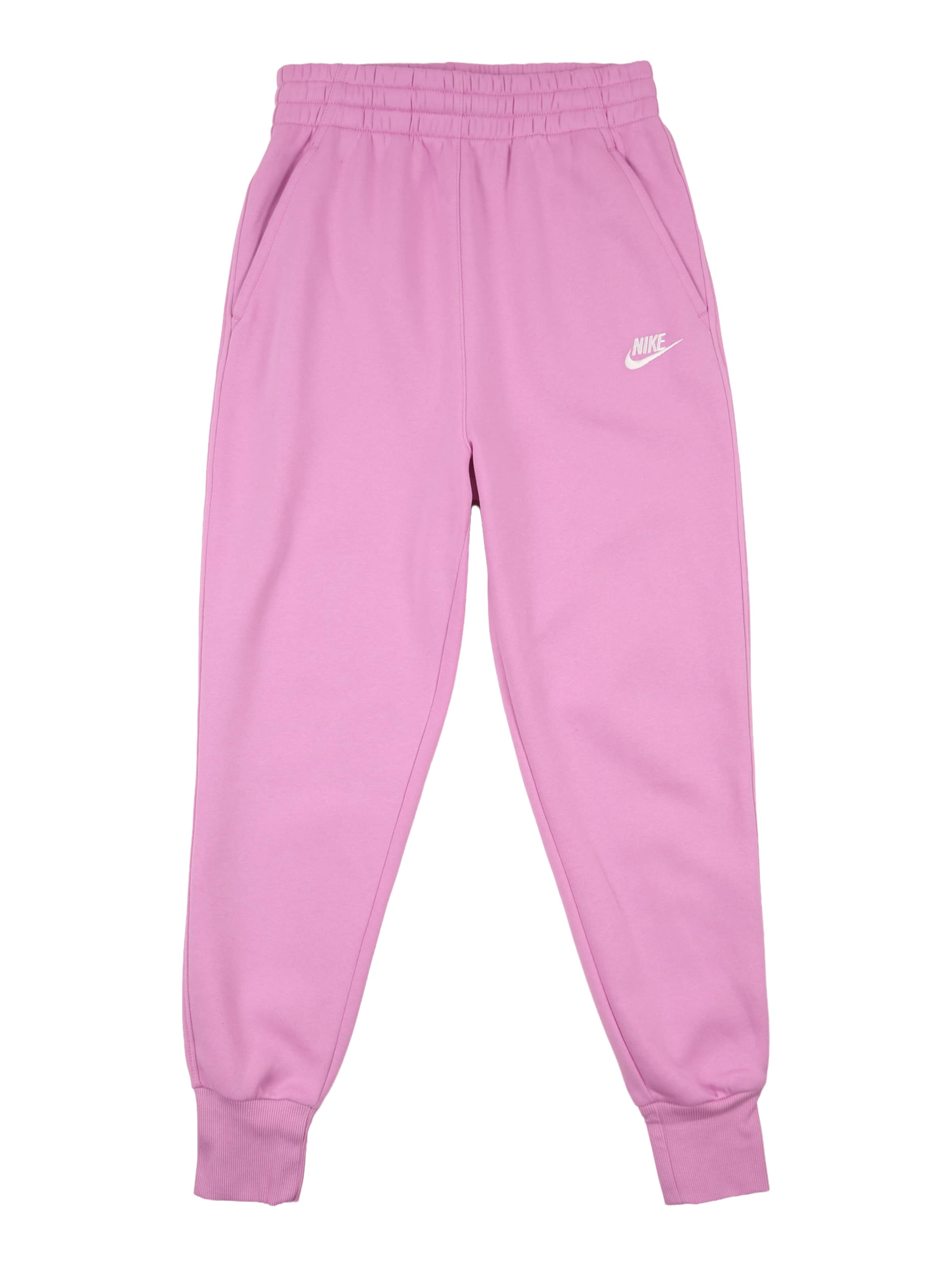 Nike Sportswear Tapered Byxa 'CLUB FLC' i rosa: framsida