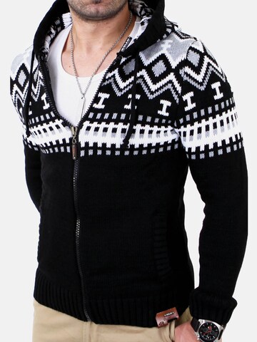 Reslad Strickjacke 'RS3104' in Schwarz