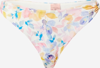 Hunkemöller Bas de bikini 'Palma' en bleu / jaune / rose / blanc, Vue avec produit