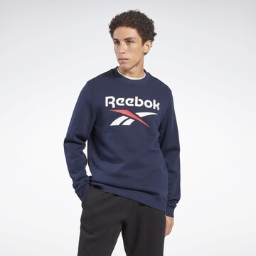 Felpa sportiva 'Identity' di Reebok in blu: frontale