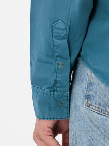 ALPHA INDUSTRIES Regular Fit Hemd in Blau