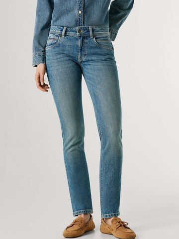 Pepe Jeans Slimfit Jeans 'Brooke' in Blau: Vorderseite