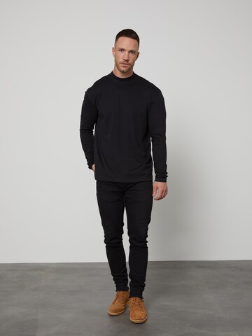 DAN FOX APPAREL Shirt 'Peer' in Zwart