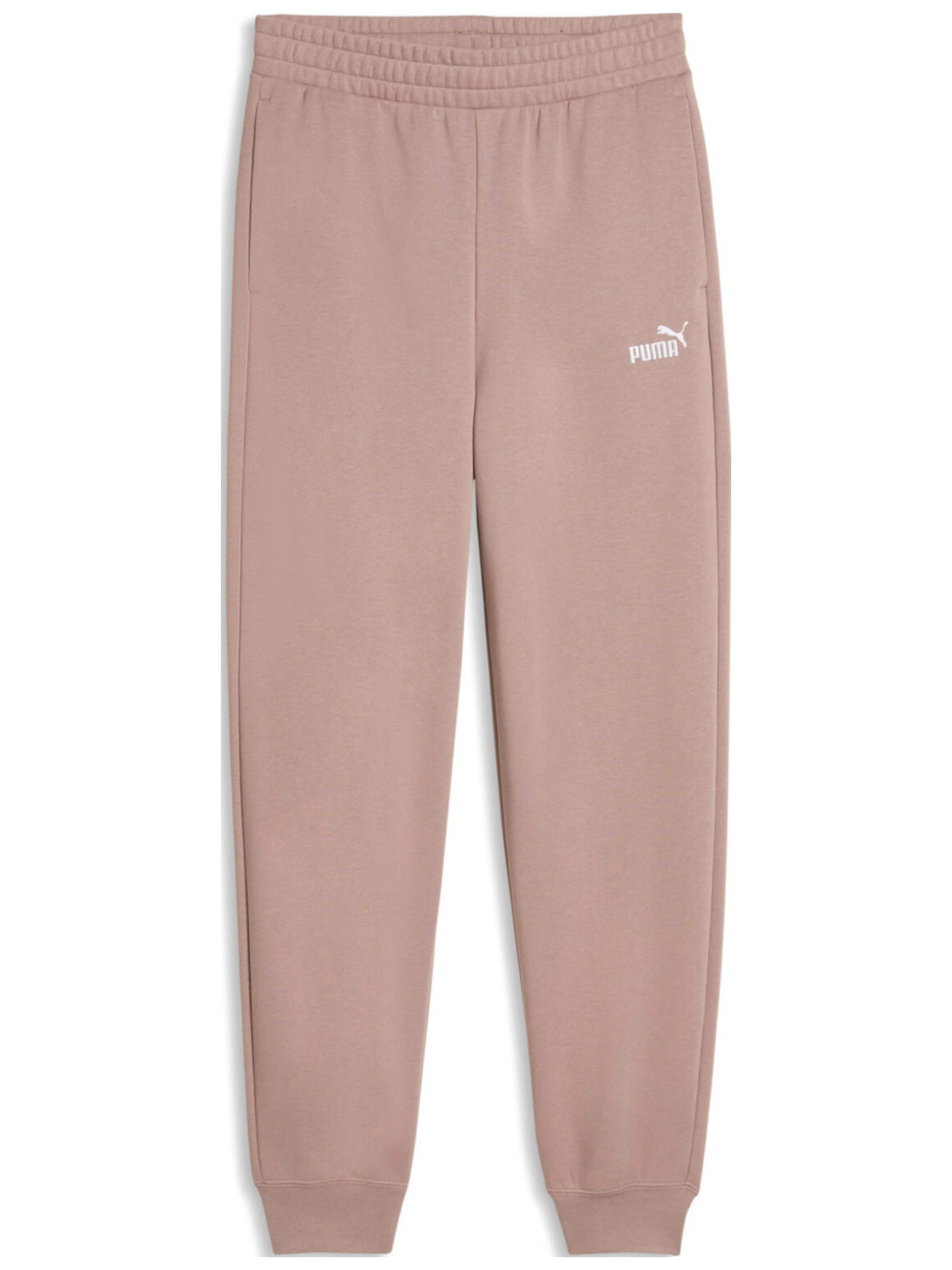 Tapered Pantaloni 'Essential' di PUMA in grigio: frontale