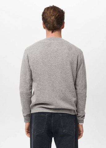 MANGO MAN Knit Cardigan 'Renzob' in Grey