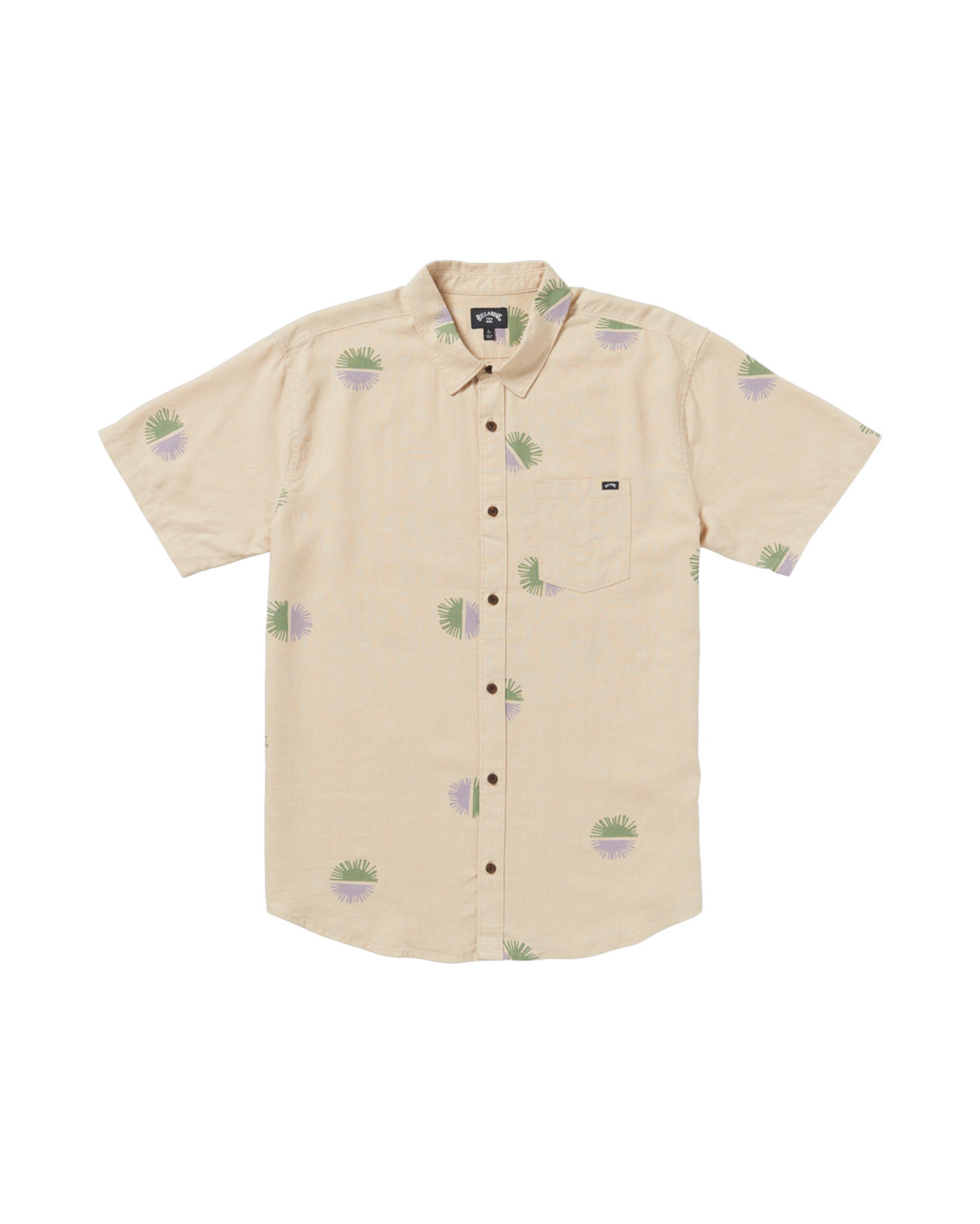 Fit confort Chemise 'Cordoba' BILLABONG en beige : devant