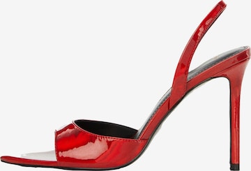 MANGO Sandals 'Beca' in Red: front