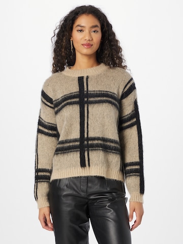 Pull-over Sisley en beige : devant