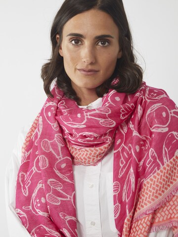 CODELLO Scarf in Pink: front