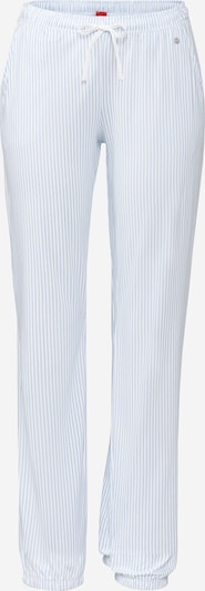 s.Oliver Pantalon de pyjama en bleu clair / blanc, Vue avec produit