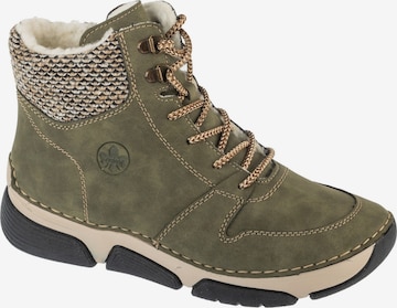 Bottines à lacets Rieker en vert : devant