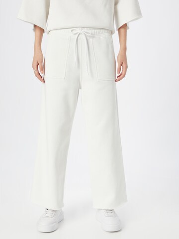 Polo Ralph Lauren Wide leg Παντελόνι σε λευκό: μπροστά