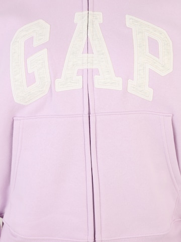Gap Tall Sweatjakke 'HERITAGE' i lilla