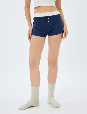 Koton Regular Broek in Blauw: voorkant