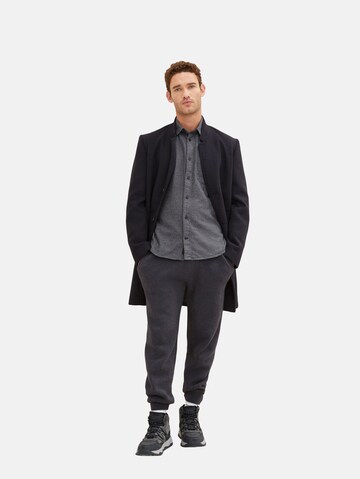 TOM TAILOR Regular fit Button Up Shirt in Grey