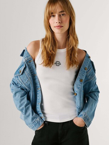 Pepe Jeans Top 'Phoenix' in Wit