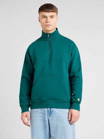 Sweat-shirt 'Chase' Carhartt WIP en vert : devant