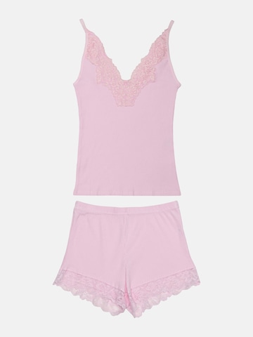 Tazzio - Pijama de pantalón corto 'F909' en rosa