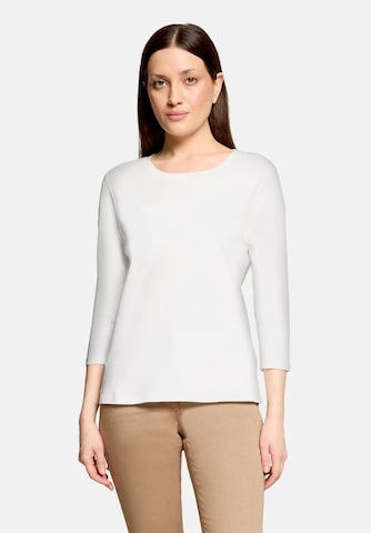 T-shirt Betty Barclay en blanc : devant