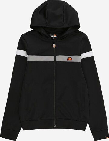 ELLESSE Sweatvest 'Spinella' in Zwart: voorkant