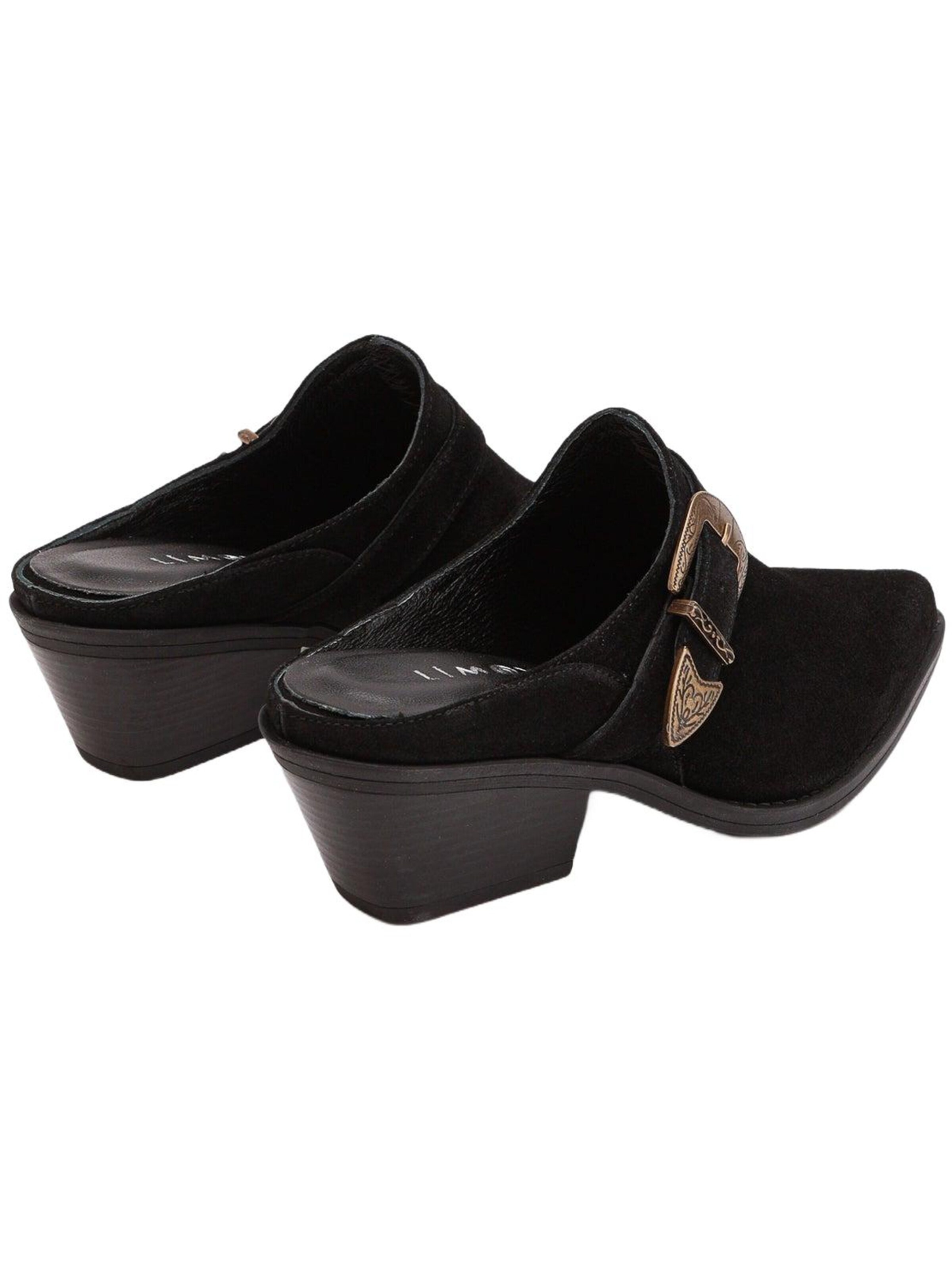 Limoya - Zapatos abiertos 'Sanida' en negro