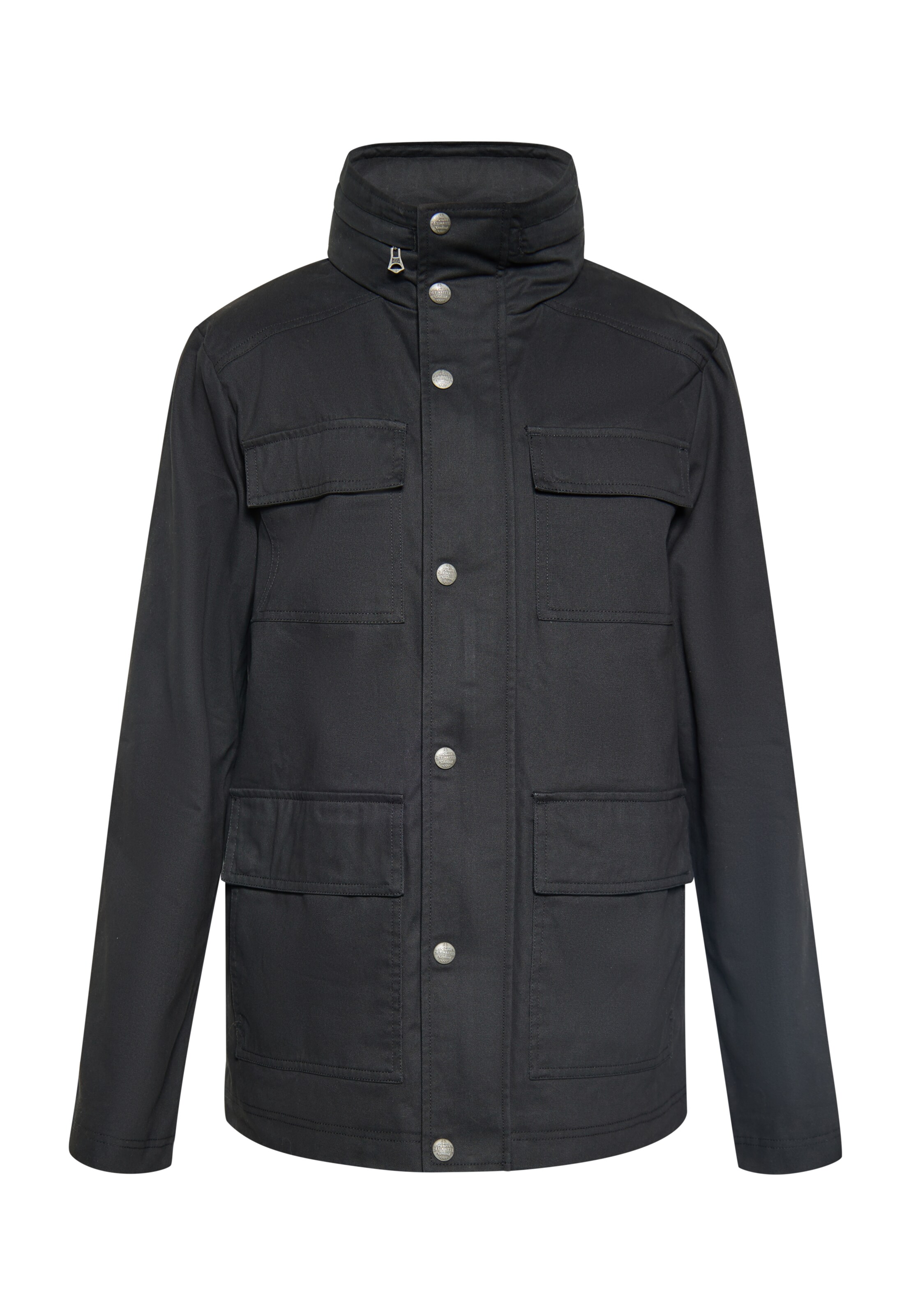 DreiMaster Vintage Jacke in Schwarz: Vorderseite