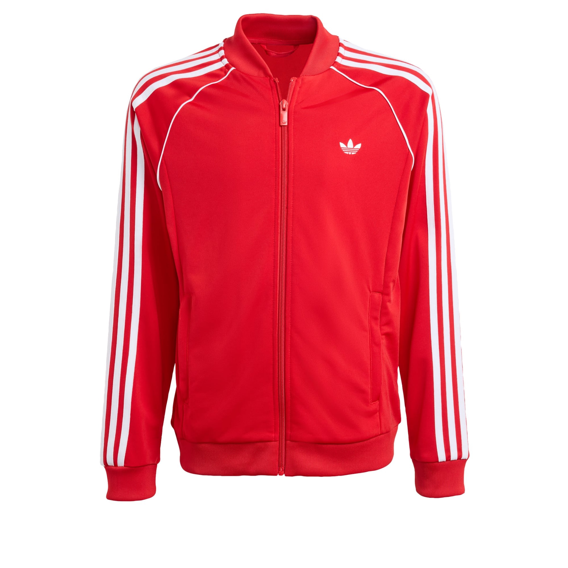 ADIDAS ORIGINALS Sweat jacket in Red: front