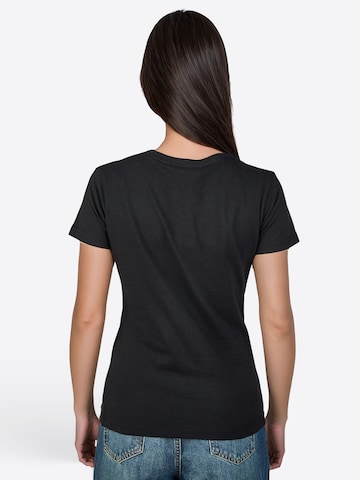 juoda LONSDALE Marškinėliai ' COMBE '