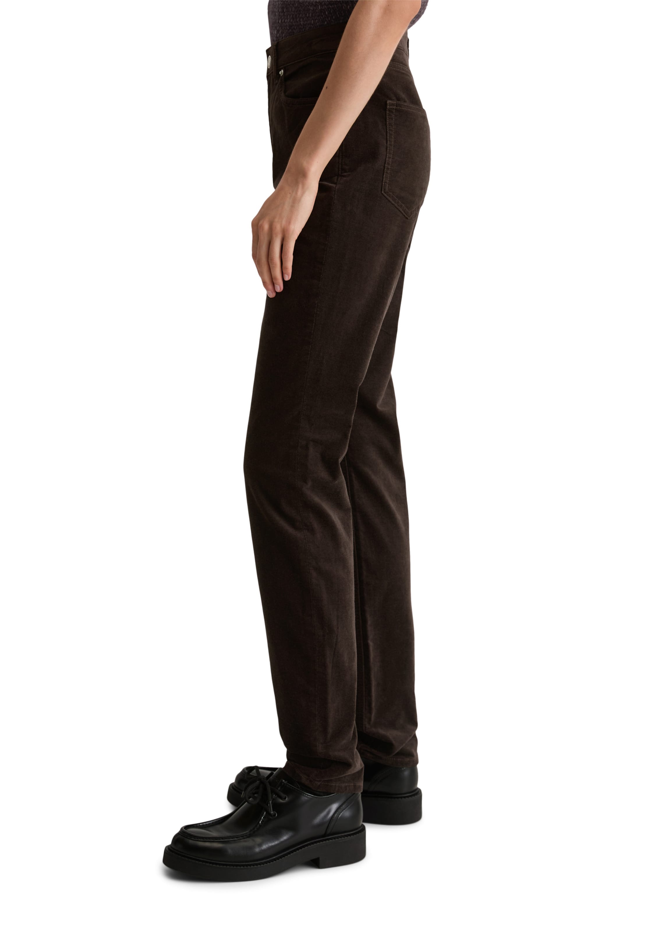Marc O'Polo Slimfit Hose 'Alkea' in Braun