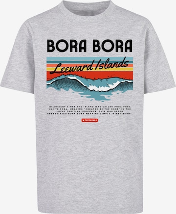 F4NT4STIC Shirt 'Bora Bora Leewards Island' in Grey: front