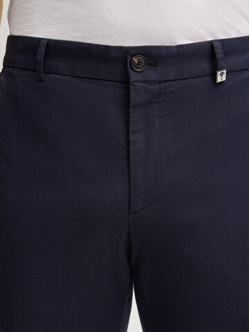 JOOP! Slim fit Trousers with creases 'Hank' in Blue