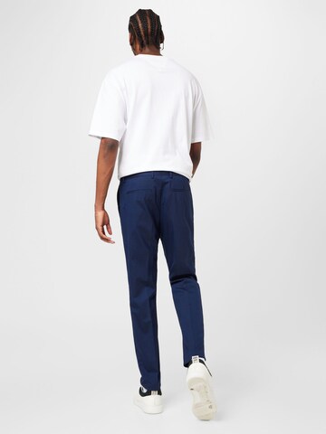 Calvin Klein Regular Trousers with creases in Blue