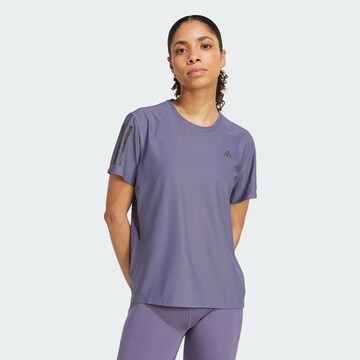 ADIDAS PERFORMANCE Performance Shirt 'Own The Run' in Purple: front