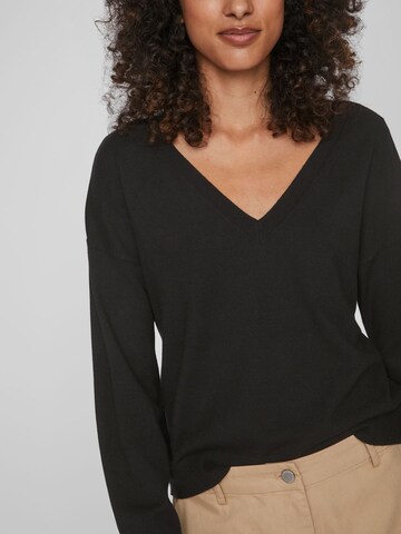 VILA Sweater in Black