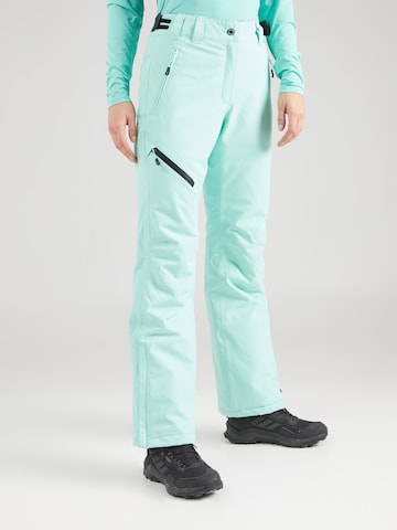 Regular Pantalon de sport 'CURLEW' ICEPEAK en vert : devant