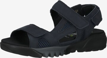 WALDLÄUFER Hiking Sandals 'Kalmit' in Blue: front