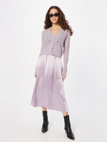 AllSaints - Casaco de malha 'VANESSA' em roxo