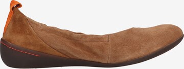 THINK! Ballet Flats in Brown