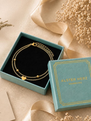 Bijoux de pied 'Gold Heart' Alster Herz en or