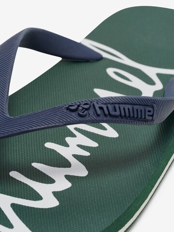 Claquettes / Tongs Hummel en vert