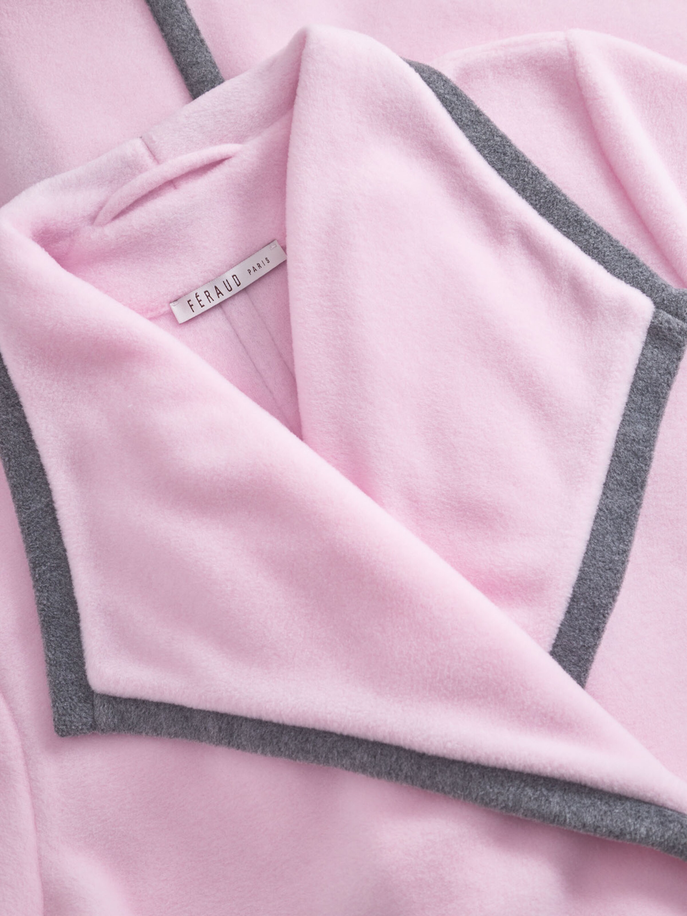 FÉRAUD PARIS Short Bathrobe ' High Class ' in Grey