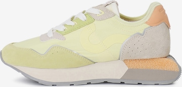 Sneaker bassa di CAFè NOIR in giallo: frontale