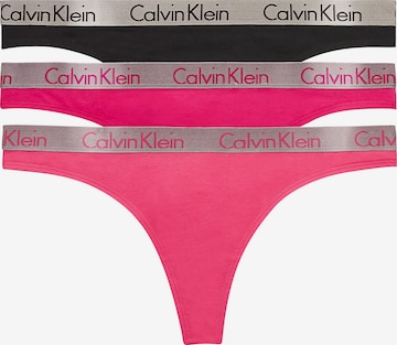 Calvin Klein Underwear String bugyik - rózsaszín: elől