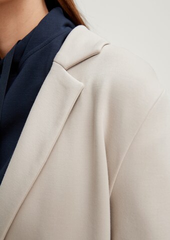 Blazer di comma casual identity in beige