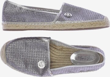 MICHAEL Michael Kors Flats & Loafers in 35 in Silver: front