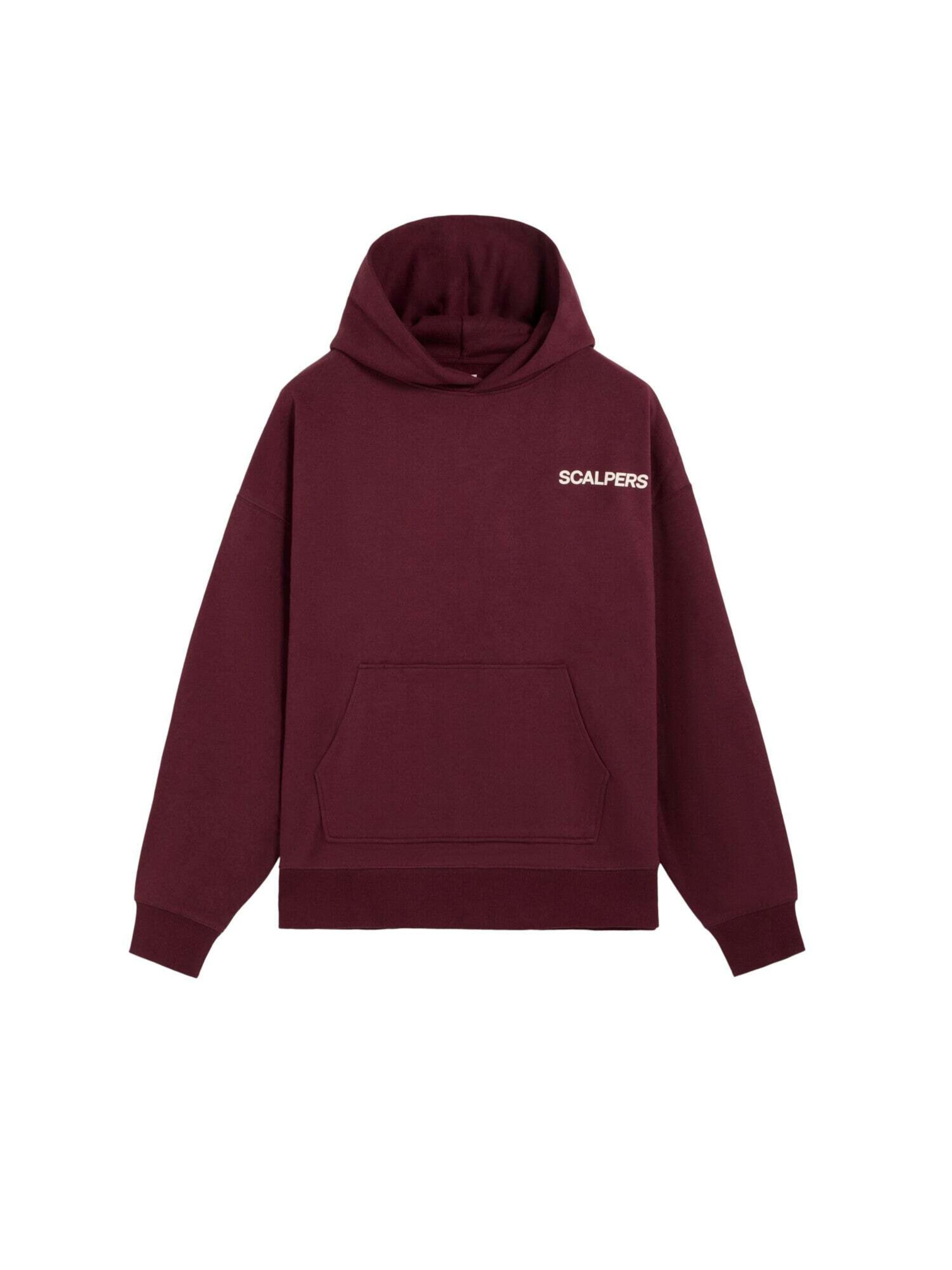 Scalpers Sweatshirt ' ' i rød: forside