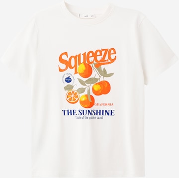 MANGO Shirt 'ILUSTRA' in White: front