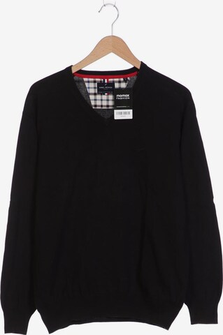 HECHTER PARIS Sweater & Cardigan in XL in Black: front